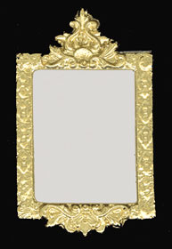 Dollhouse Miniature Ornate Mirror